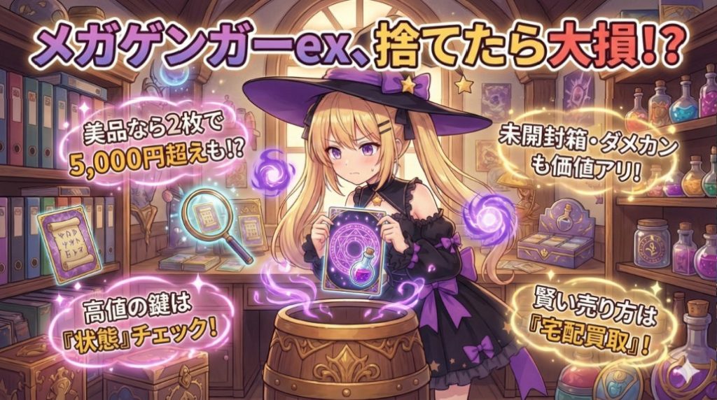 メガゲンガーex、捨てたら大損！？記事アイキャッチ画像