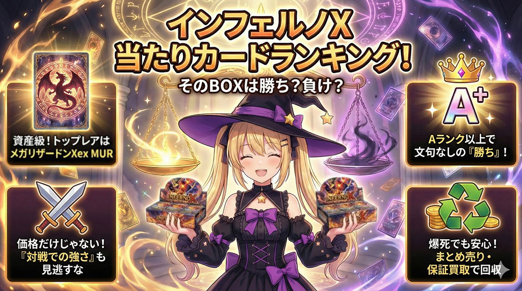 インフェルノX 当たりカードランキング！記事アイキャッチ画像