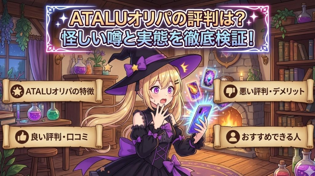 atalu（アタル）オリパの商標記事アイキャッチ