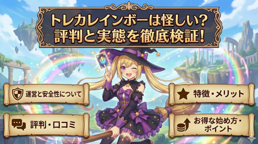 トレカレインボー商標記事アイキャッチ