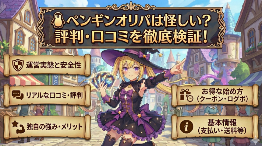 ペンギンオリパ商標記事アイキャッチ
